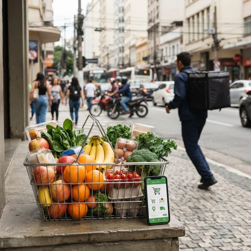 Amazon Now no Brasil: A Ascensão dos Alimentos Frescos e a Entrega Ultrarrápida em 2026