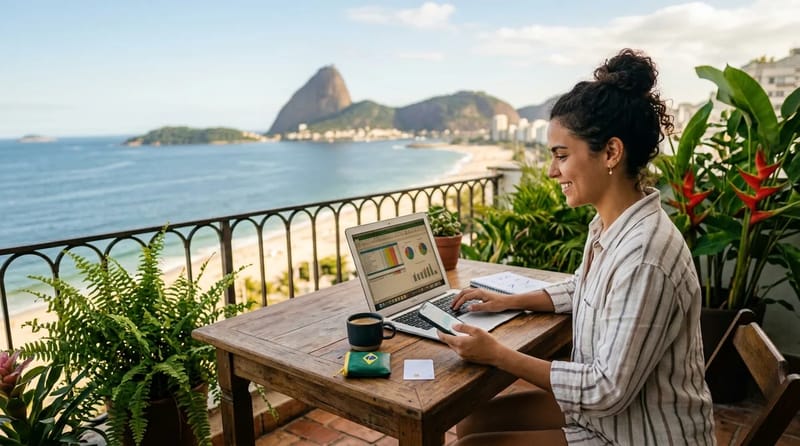Finanças para nômades digitais no brasil