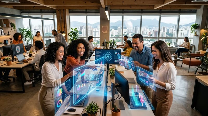 Inteligência artificial generativa para pmes no brasil