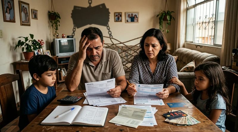 O endividamento das famílias brasileiras