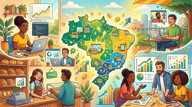 Oportunidades de investimento em franquias de baixo custo no brasil