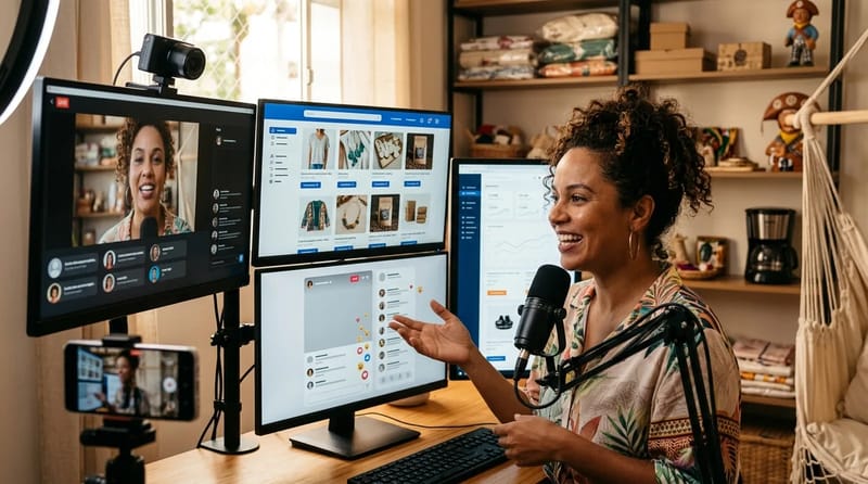 Social e live commerce: o guia para pmes brasileiras venderem mais em 2026
