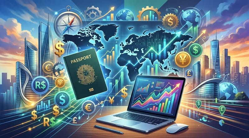 Como brasileiros estão investindo no exterior em 2026