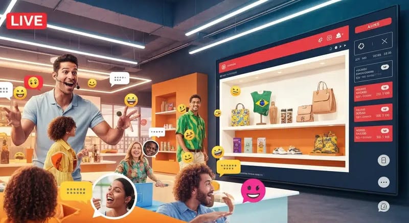 Live commerce no brasil: a nova fronteira das vendas online para negócios